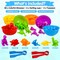 Counting Dinosaur Toys Matching Color Sorting Stacking Games with Bowls Preschool Learning Activities for Educational Sensory Montessori STEM Toy Sets Gift for Toddlers Kids Boys Girls Aged 3+